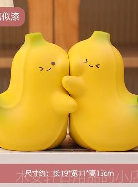 正品永不鸭梨抱抱书挡治愈系小摆件办公桌面分装饰品情侣女生日生