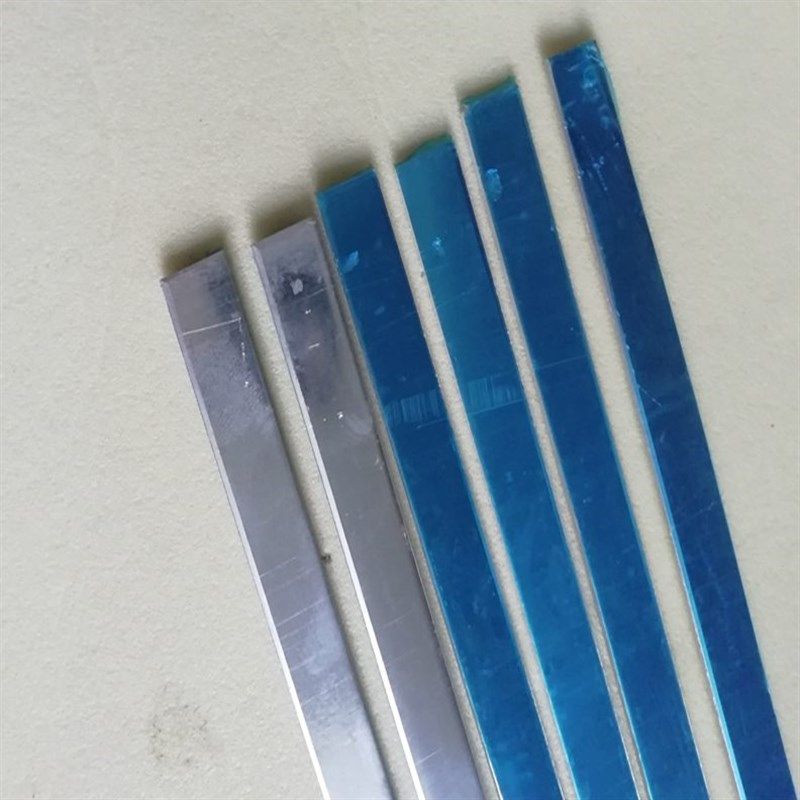 1060纯铝板合金铝排扁条贴膜薄铝片0.8 1 2 3 4 5 6  8mm加工定制