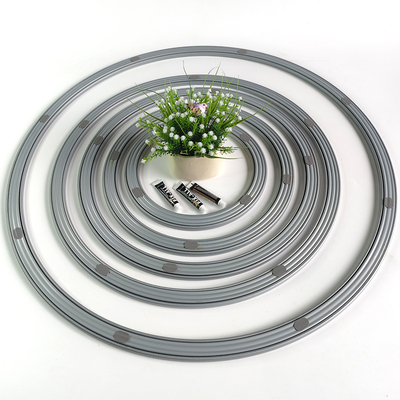 岩板圆桌转盘底座  实木圆台转圈  圆形转盘无声底座  岩板转动台