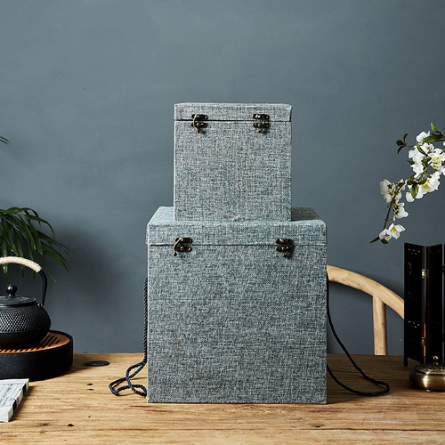 正方形锦盒礼盒包装盒古玩玉器花瓶石头布艺礼盒锦盒厂定做锦盒