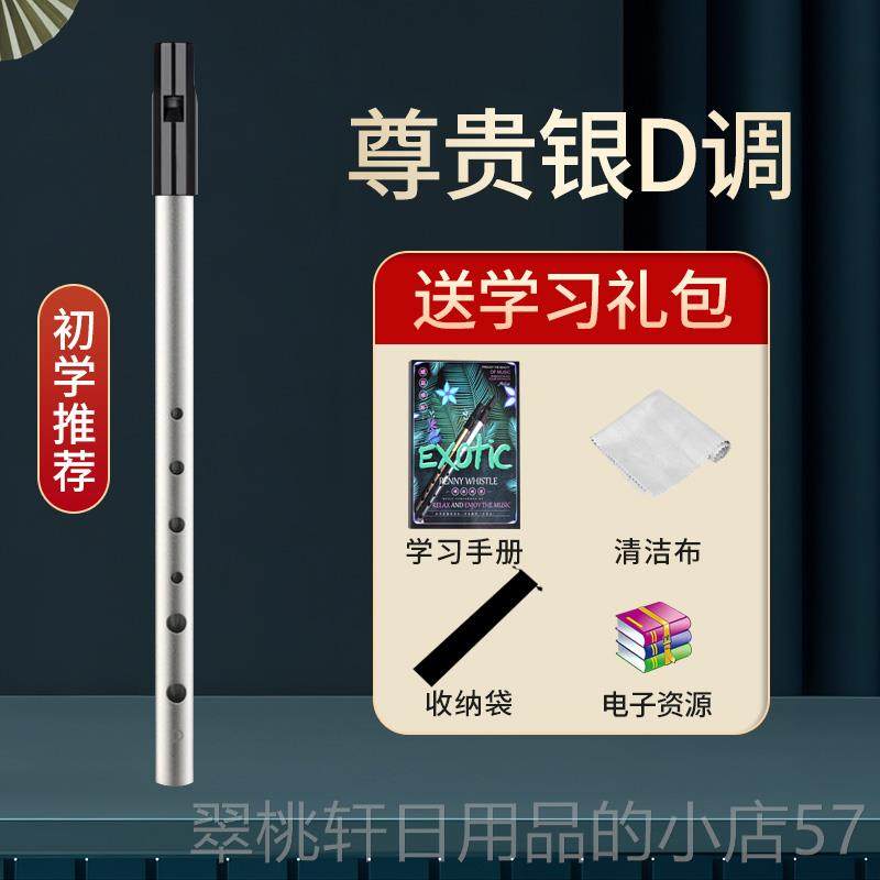 正品爱笛尔兰奏哨笛初学儿童C调D调专业演笛子人锡成笛6孔直笛竖
