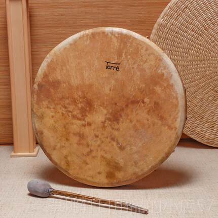 正品trre框e鼓满萨鼓手鼓大h鼓皮牛saman鼓ASMR声音疗愈瑜伽打击