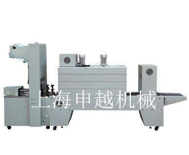 申越BZJ5038袖口式半自动包装机+BSE5040APE膜热收缩包装机半自动