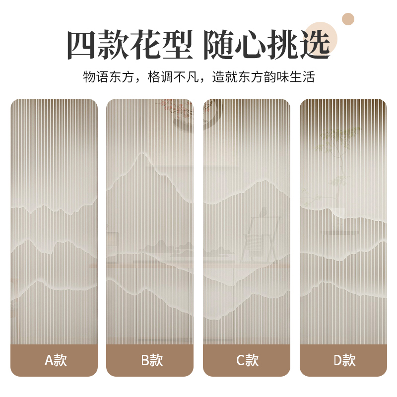 中式屏风隔断客厅可折叠移动简约现代面进门入户办公室房间隔断