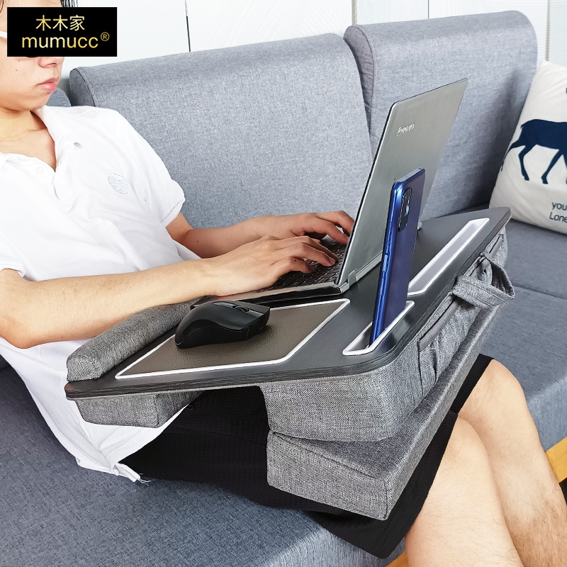 腿上桌宿舍上铺折叠可调节加高电脑桌子简易大学生学习写字桌大号