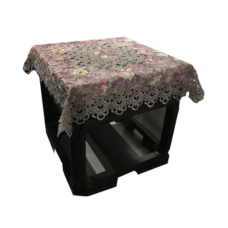 欧式布艺桌布正方形茶几餐桌长方形小方桌圆桌电视柜现代简约高档