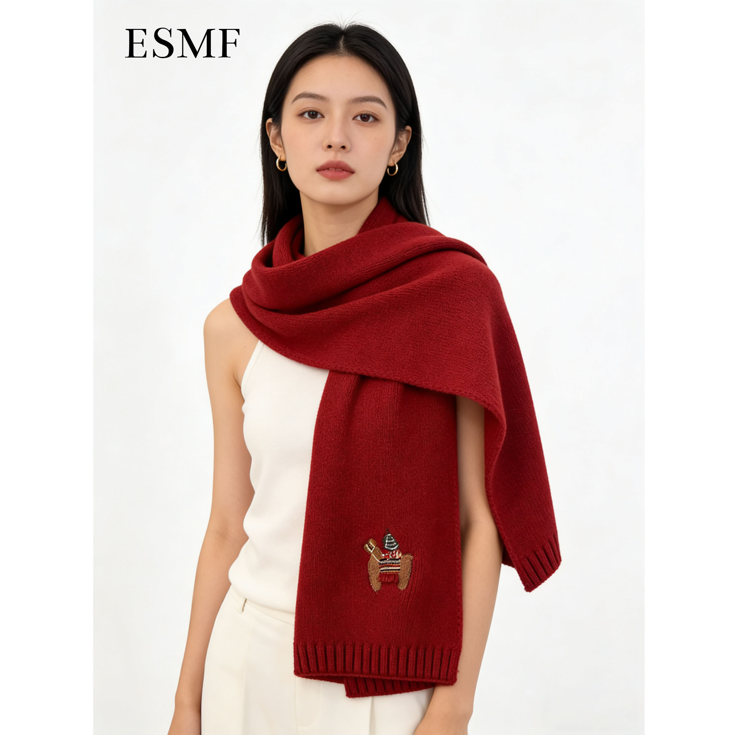 ESMF2026美利奴羊毛保暖围巾