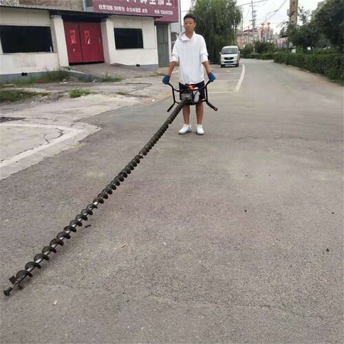 地下过路横向穿管钻孔机水平打洞机防护坡支护注浆打坑机螺旋取土