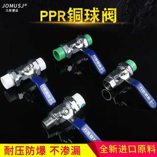 精品PPR水管接头自来水暖气双活接铜球阀加厚配件热熔焊接 家装