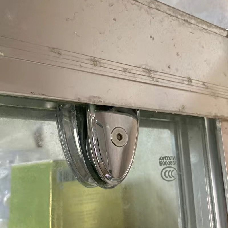浴室移门轨道吊轮淋浴房推拉玻璃门滑轮不锈钢铜滚轮子滑轨配件