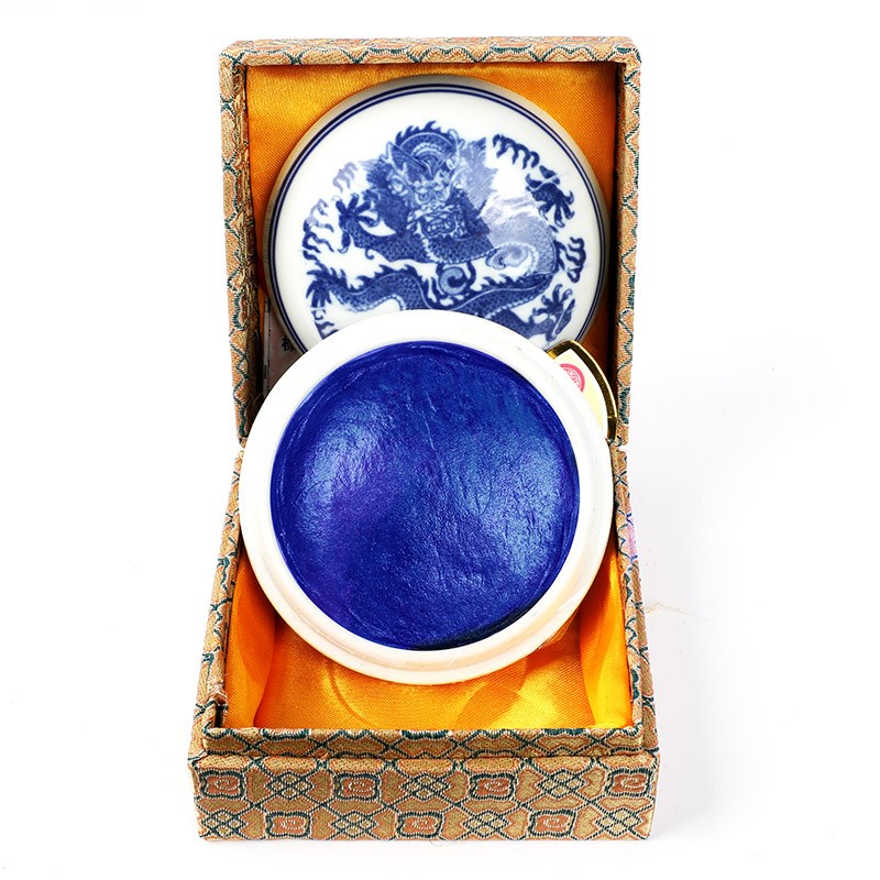 上海西泠印社潜泉蓝色印泥书法书画专用印章篆刻宝兰印尼印台西冷