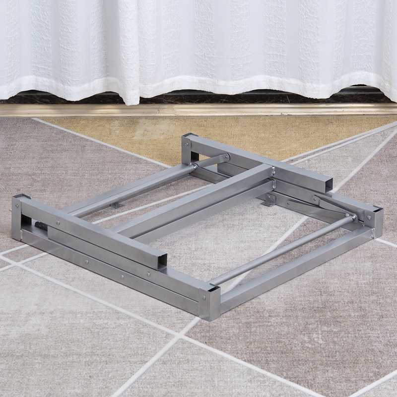 正方形餐桌 家用折叠餐桌腿 桌腿支架 桌腿架  铁艺桌腿 餐台架子