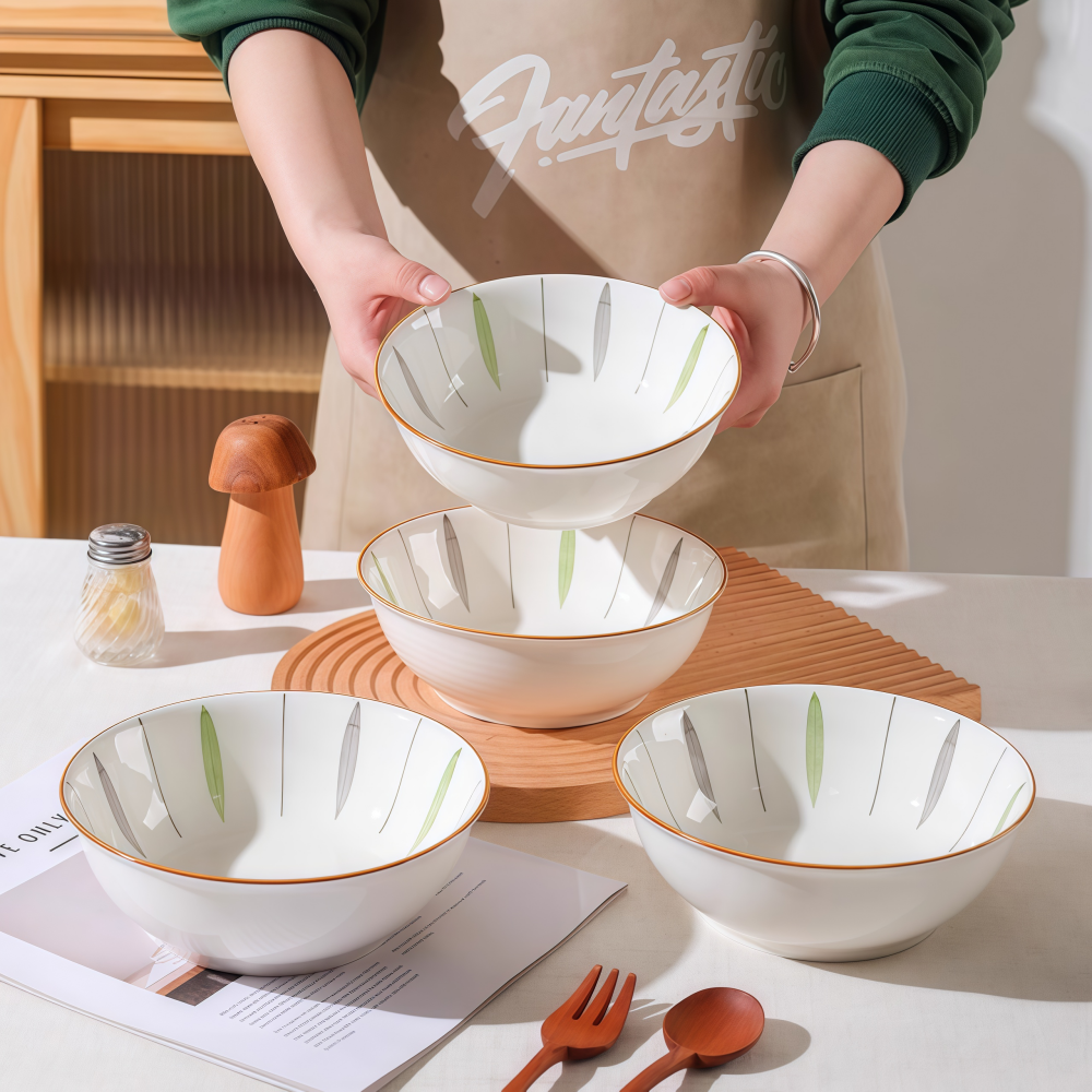 7英寸大号面碗家用陶瓷吃面碗饭碗釉下彩高颜值泡面斗碗新款餐具