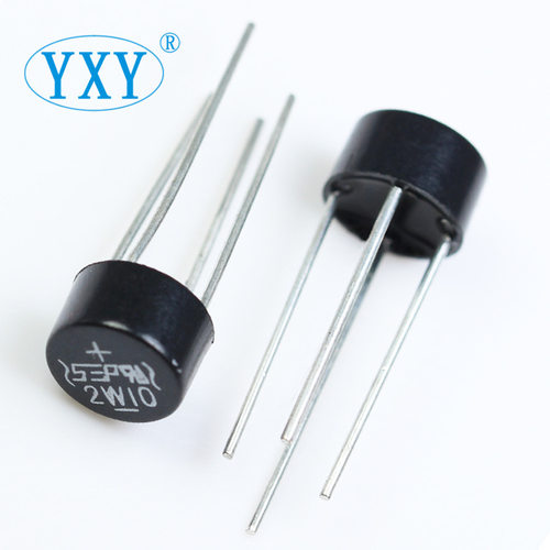 厂家直营 2W10整流器 DIP-4 2W10M 2A/1000V圆桥 桥堆 桥式整流器