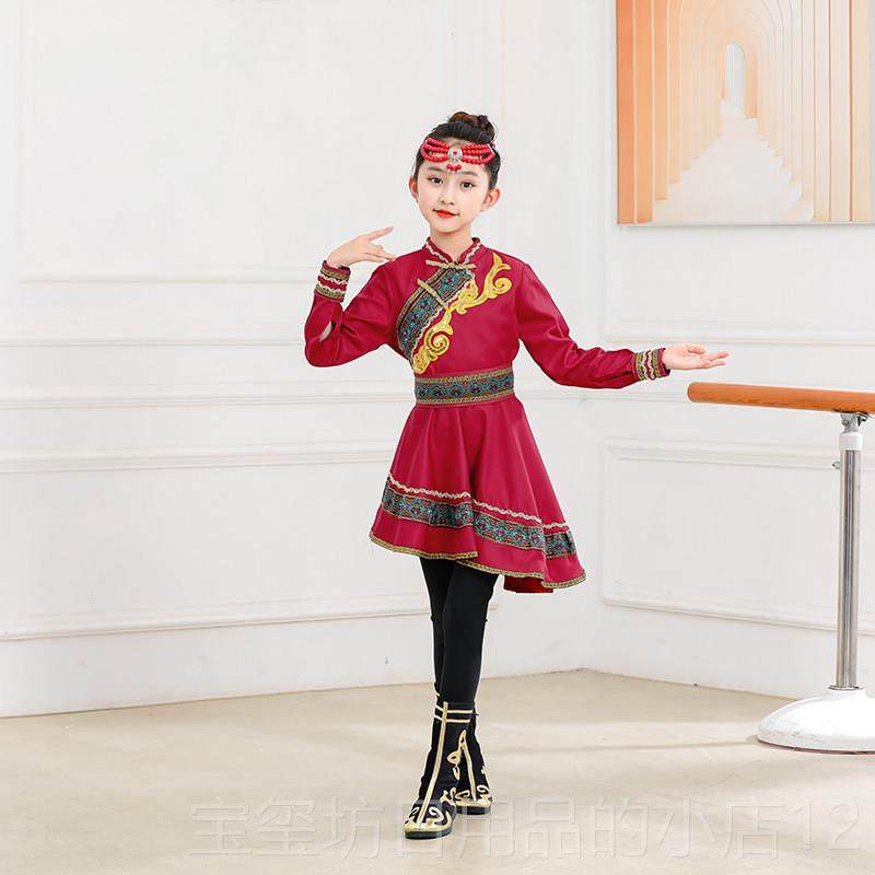 高档新款儿童演白马演出蒙古表袍舞蹈筷子服舞蒙古少数民族服装蒙,童装/婴儿装/亲子装,儿童演出服,淘宝优惠券,粉丝福利购,淘宝优惠卷