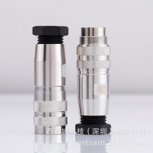 通讯M16 7冷压低频PA66防水423系列圆形连接器接头性能防尘防水