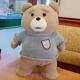 生ted2泰迪熊装 正品 正版 韩国果冻公仔绒西玩具送男女抱枕生日礼毛