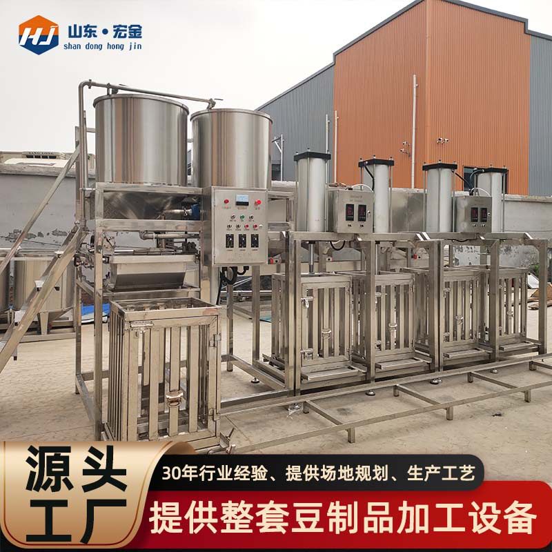可定制数控全自动豆腐干机生产线一小时生产100-300自动豆腐干机