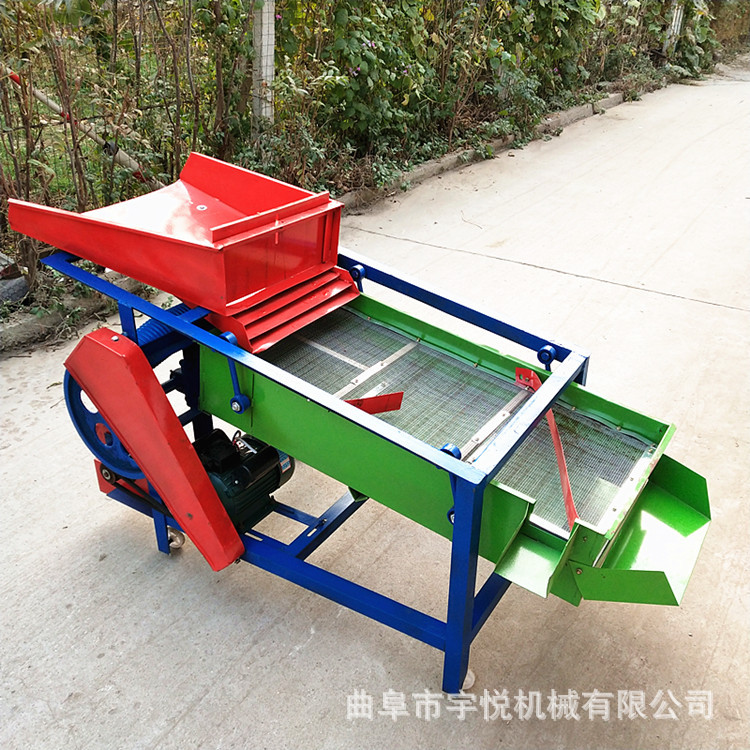 家用粮食筛选机玉米大豆去杂机两项电种子精选机