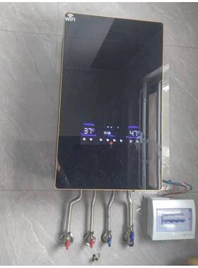 匠奥电壁挂式锅炉采暖洗浴两用玻璃面板手机APP控制16KW供暖160平