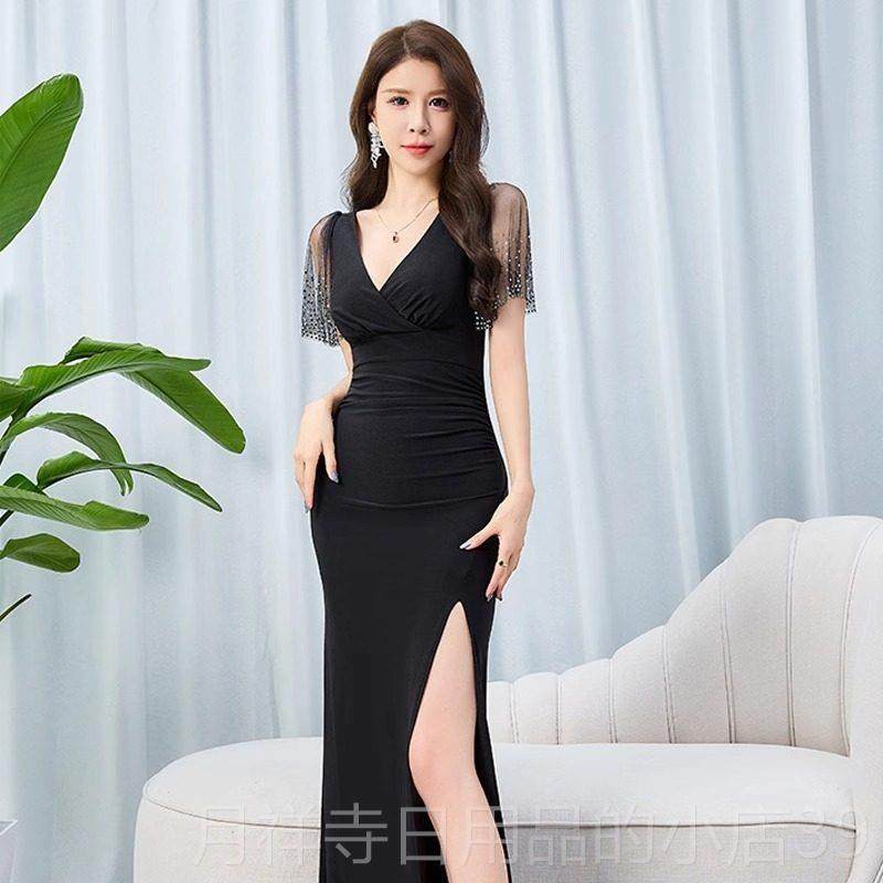 高档高级性感洋气质夜店女装感装足长疗女技师工衣黑色裙年会晚礼,女装/女士精品,连衣裙,淘宝优惠券,粉丝福利购,淘宝优惠卷