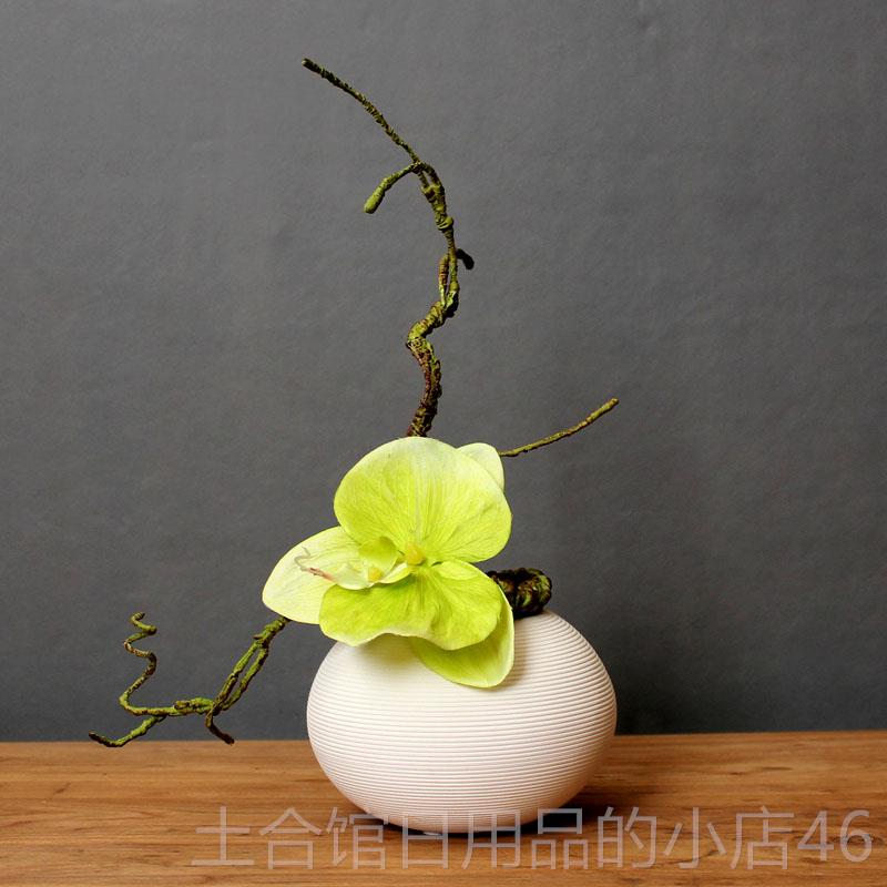 高档现代简客约厅餐桌仿真盆假花套装家居装景品饰仿真花艺套装摆