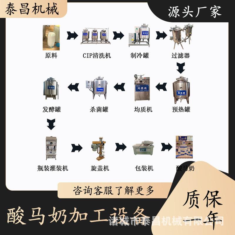 酸马奶加工设备全套鲜马奶杀菌流水线骆驼奶加工生产线鲜奶杀菌