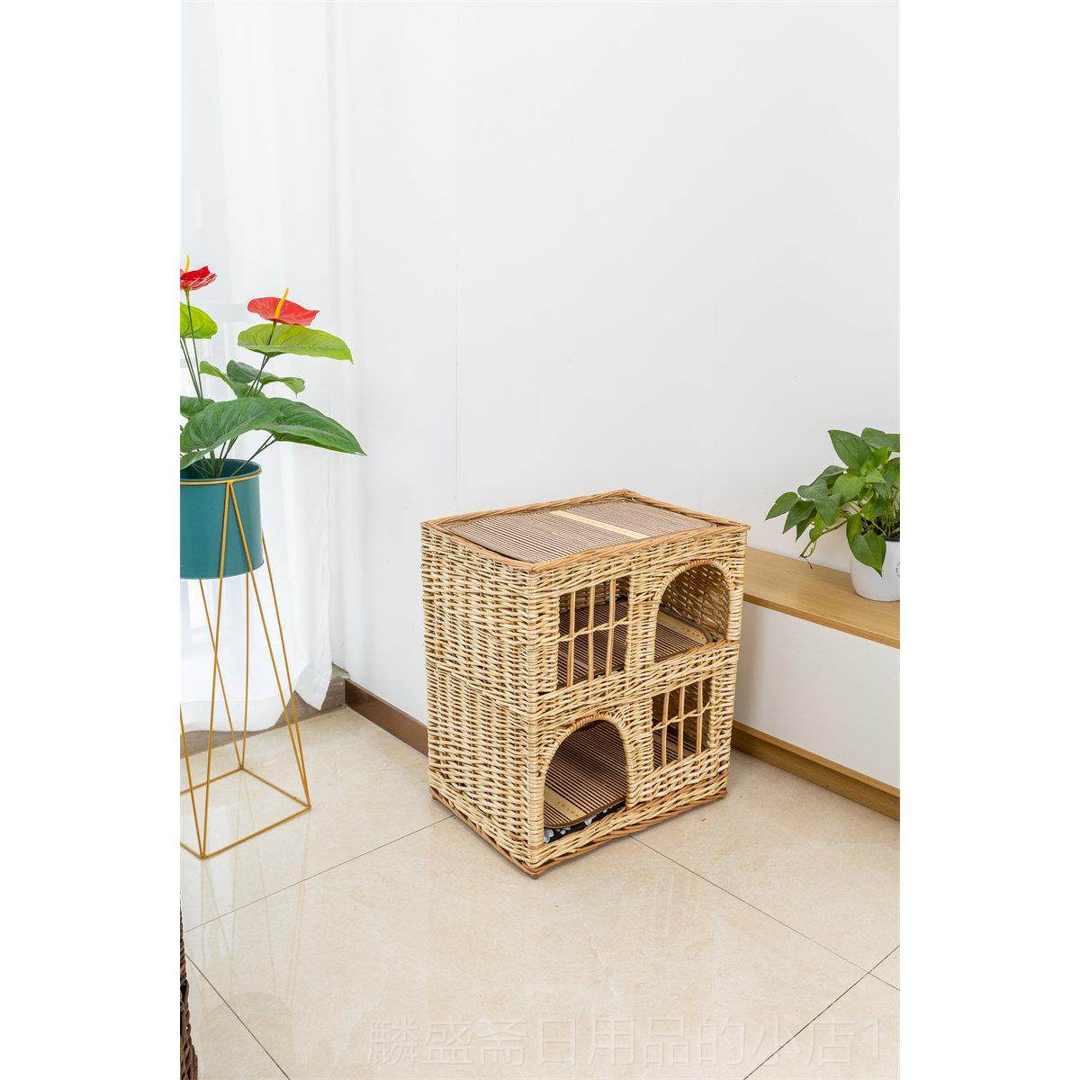 正品四通用柳猫窝藤季猫床柳编双层别墅式宠物编窝猫房子可拆洗猫,宠物/宠物食品及用品,狗窝/屋/帐篷/沙发,淘宝优惠券,粉丝福利购,淘宝优惠卷
