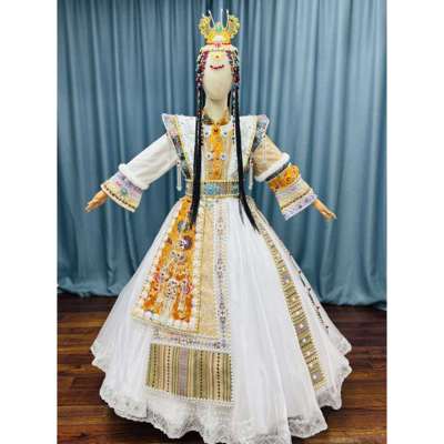 正品款儿新演出服藏族独唱表演服长的雅长鲁藏布江黄河哈拉玛童卓