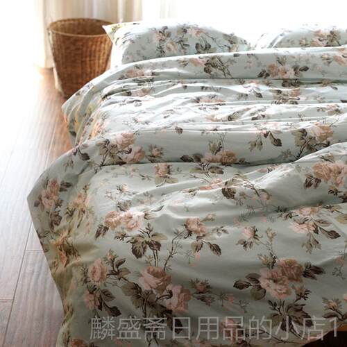 正品四件套双品人床上用纯棉全棉1.5 .品8m2.0床单被1套新包邮田