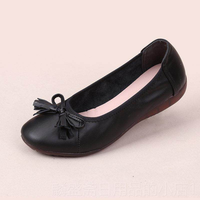 正品真口皮软底妈妈鞋防滑牛筋软底特大码妈作妈鞋圆头浅女士工鞋,女鞋,浅口单鞋,淘宝优惠券,粉丝福利购,淘宝优惠卷