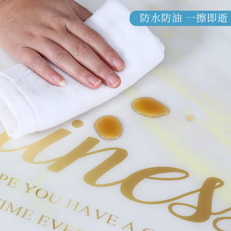 pvc软玻璃桌布防水防油免洗塑料餐桌垫防烫长方形茶几桌面保护膜