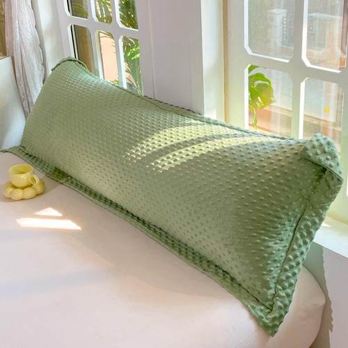 #新绒保暖双人情侣枕套长枕芯保护套枕头套家用双人枕套