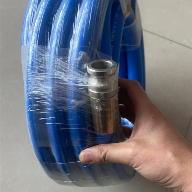 螺杆喷涂机专用高压管 多功能输料防爆管 快接头料管 真石漆料管