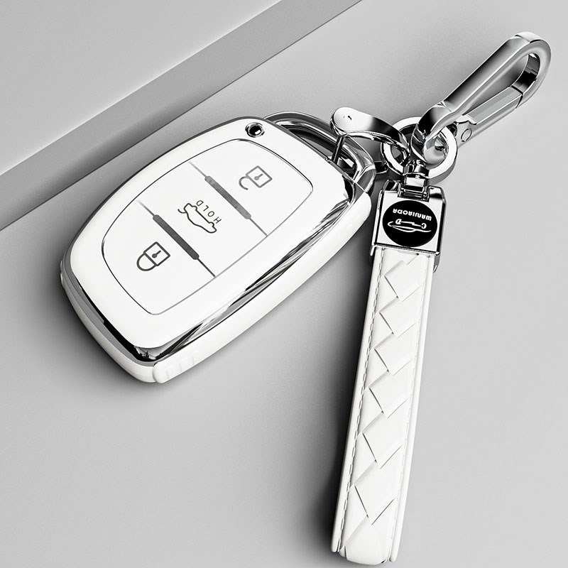 适用北京现代钥匙全包男领动19款名图ix壳索纳塔瑞纳途胜女扣