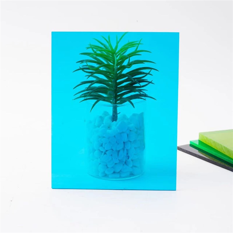 蓝色pc耐力板聚碳酸酯茶色耐力板阳光板采光雨棚绿色湃珥耐力板