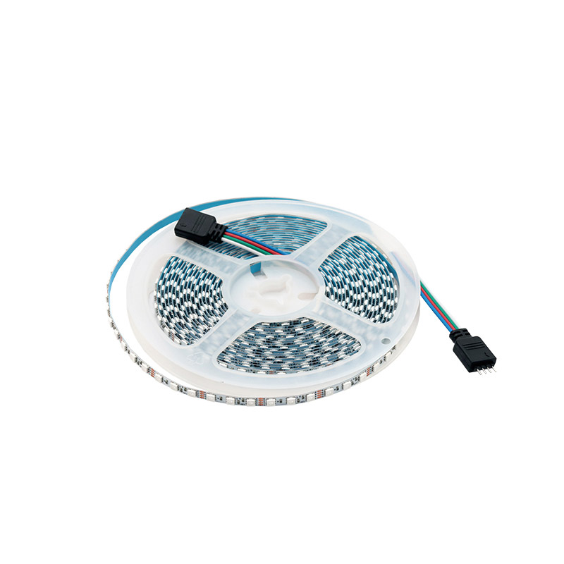 V七彩RGB灯带0灯贴片RGB灯条窄板5mm软灯带裸板变色呼吸爆闪