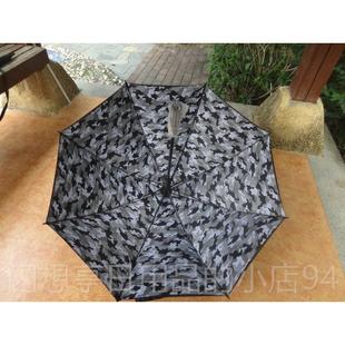 双层1防大雨防晒防雷抗10级台风下直伞33.5CM重8 长柄2 正品 2203款