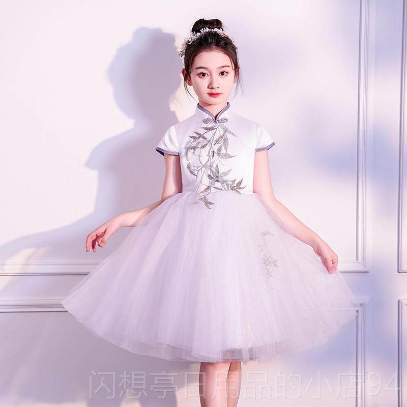 正品裙中国风合儿童表演六一小学生唱服古筝公主幼儿园舞蹈演出服