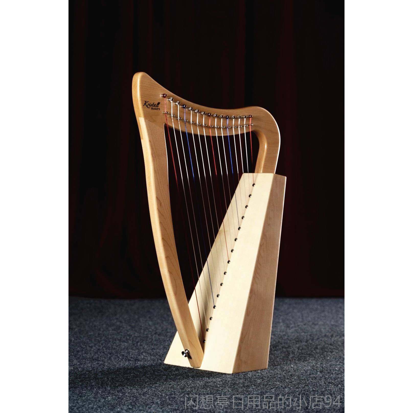 正品台湾Kirst5all1弦竖琴普及爱兰凯尔尔特竖琴专业乐器,小杏仁