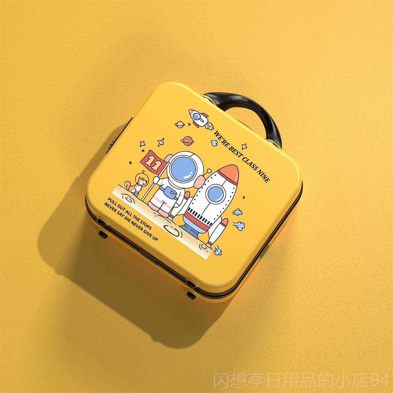 正品新款手提行李箱14寸小化生妆箱16箱寸密码锁大量容旅行子学收