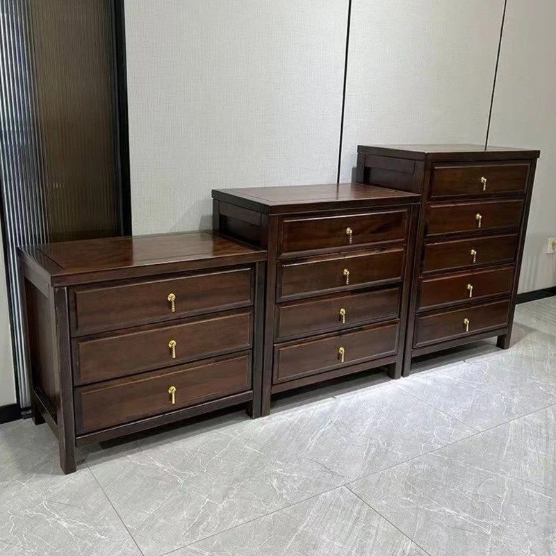 仿古实木斗柜主卧五斗柜靠墙六斗柜客厅高级感卧室储物床尾收纳柜,住宅家具,斗柜,淘宝优惠券,粉丝福利购,淘宝优惠卷