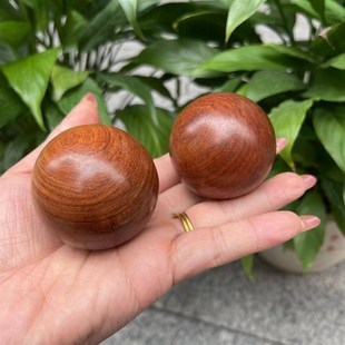 花梨木健身球手球把玩手转球手握球康复中老年人保健球实心文玩
