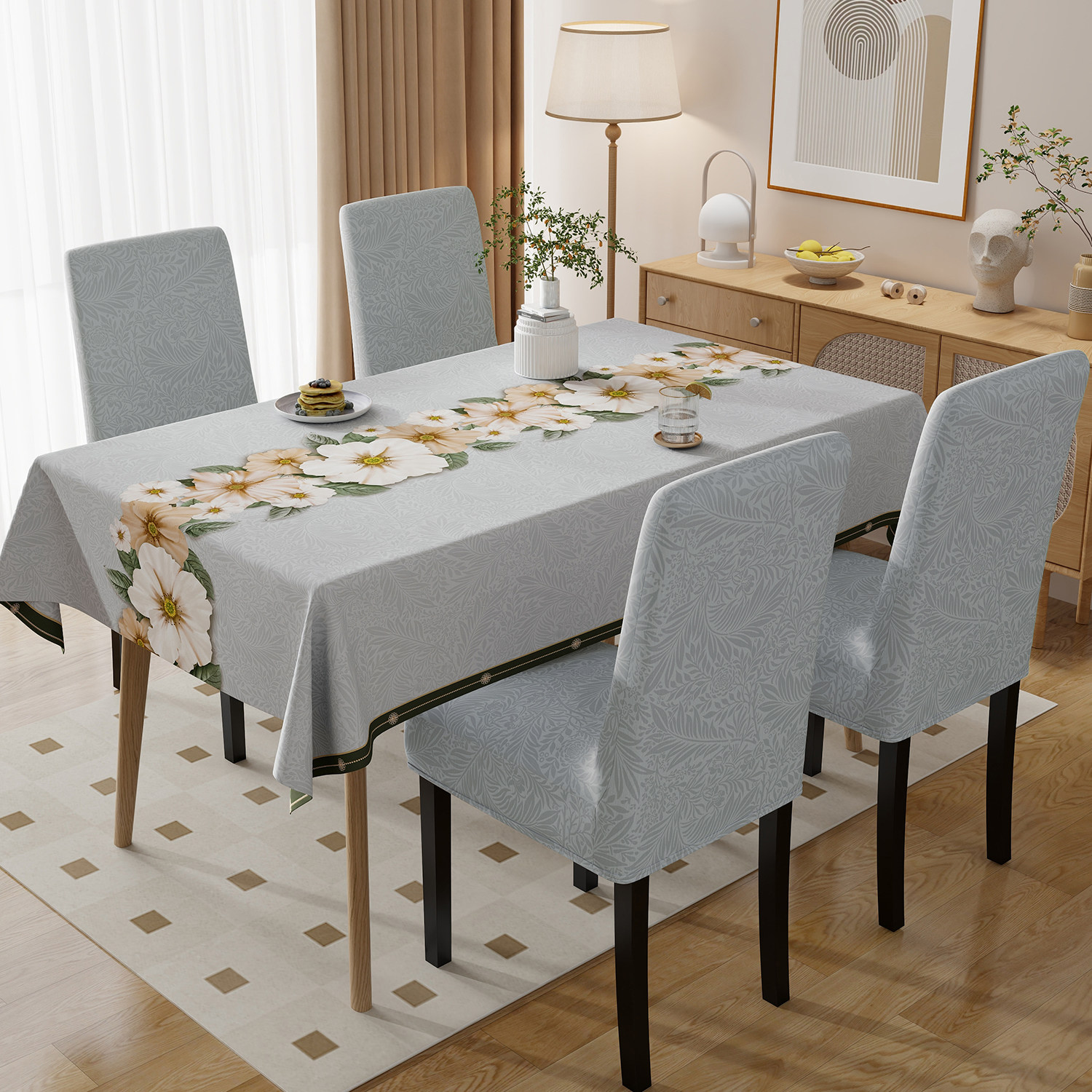 餐桌椅子套罩2024新款桌椅布套装通用家用凳子套罩高级感餐椅套罩,居家布艺,椅套/椅垫,淘宝优惠券,粉丝福利购,淘宝优惠卷