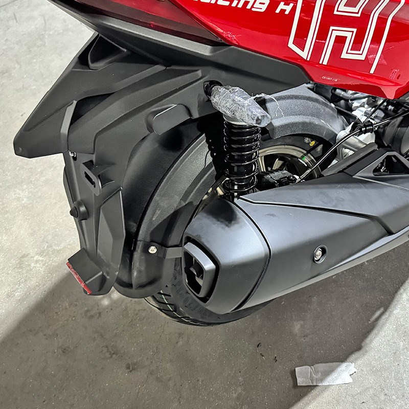 适用光阳H150后挡泥板X150加长内挡泥RKS150尾架改装土盾防泥水溅