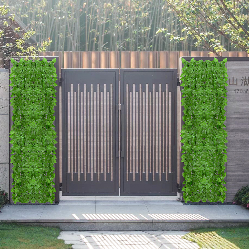 仿真绿植墙面假树叶管道楼梯围墙护栏柱子遮挡装饰植物墙草坪造景