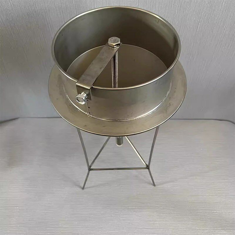 水泥浆砂浆稠度漏斗测试仪不锈钢压浆液稠度漏斗净浆流动度测定仪