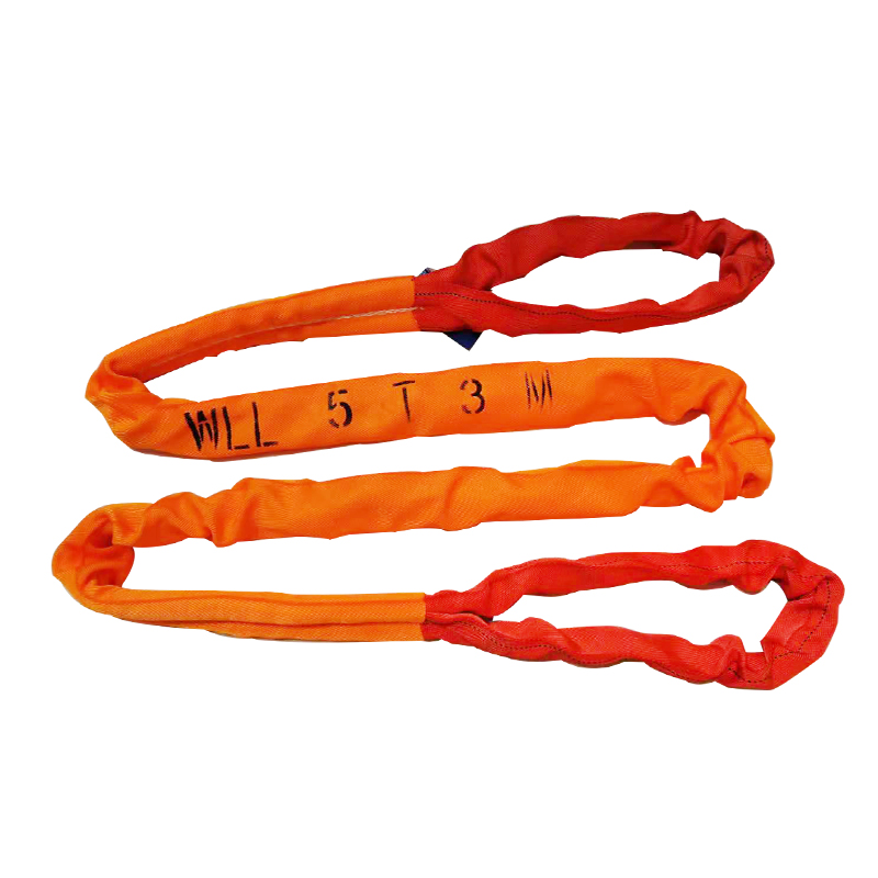 国标工业柔性吊装带扣环形 起重圆形软吊带吊车吊树吊绳1/2/3吨