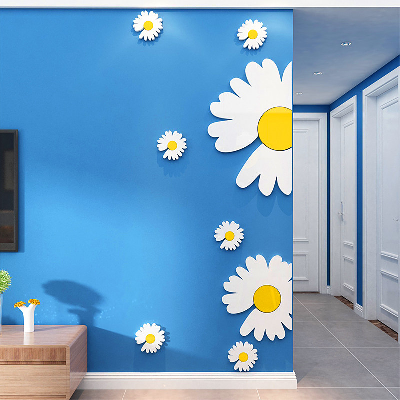 儿童房间布置装饰女孩挂画立体墙贴卧室墙贴纸墙壁装饰画墙面壁纸