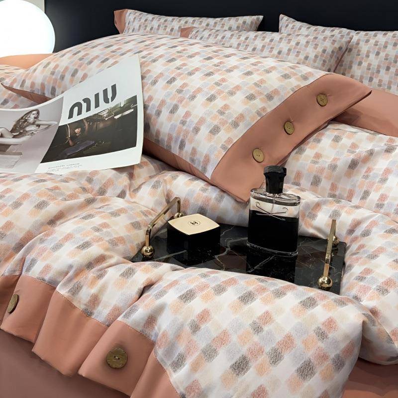 秋冬加厚纯棉磨毛四件套100全棉保暖床单被套裸睡1.8亲肤床上用品